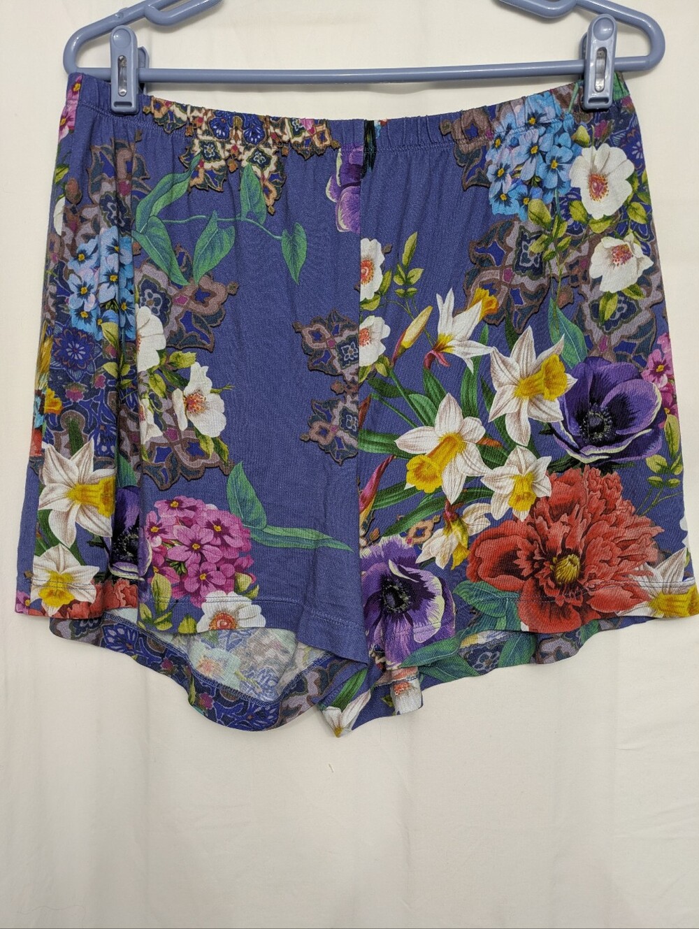 Johnny Was L Floral Pima Cotton Modal Cami Shorts Lounge Set - Picture 4 of 8